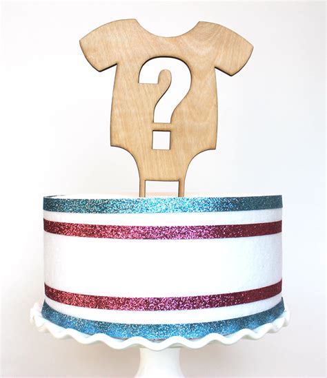 Gender Reveal Cake Topper
