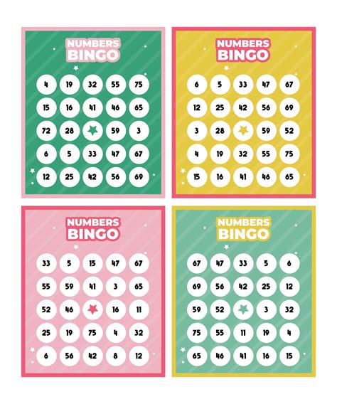 Number Bingo Cards 10 Free Pdf Printables Printablee