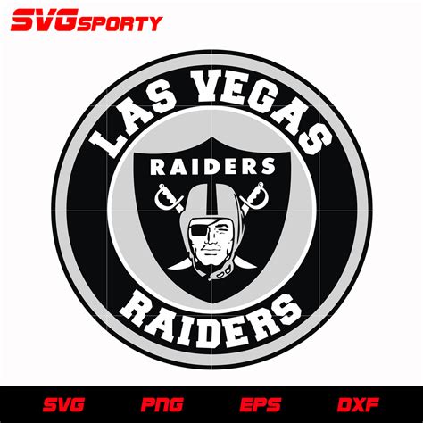 Las Vegas Raiders Circle Logo Svg Nfl Svg Eps Dxf Png Digital Fil