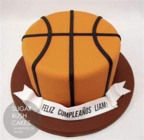 Pin By Maria Hernandez On Reposteria Y Algo Mas Basketball Birthday Cake Cake Basketball Cake