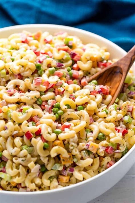 Macaroni salad w/no miracle whip? Macaroni Salad is a classic American side dish served up ...