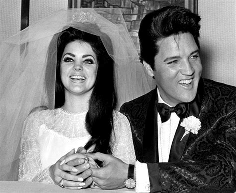 May 1 1967 32 Year Old Elvis Presley Married 21 Year Old Priscilla