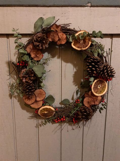 Homemade Christmas Wreath Made By My Wife Rcrafts