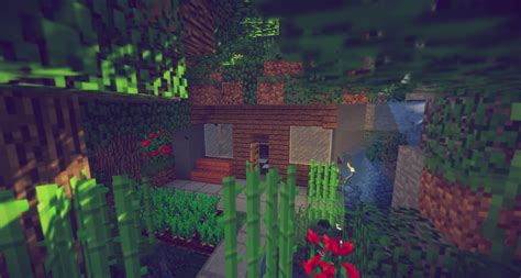 Cool Forest House In A Hill Rminecraft