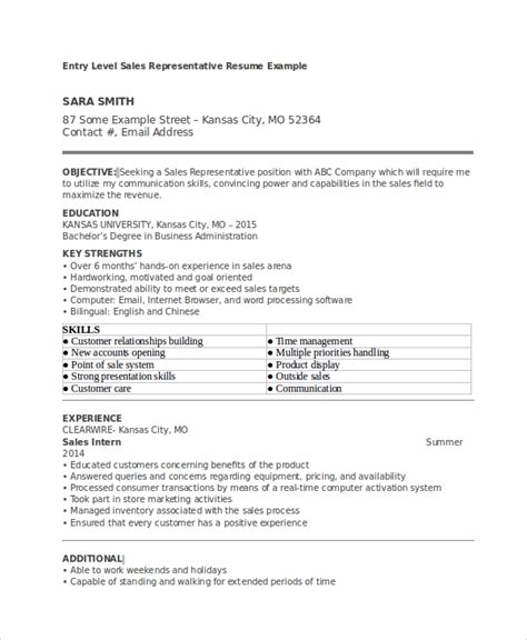 On this page, we have a resume example for a real estate agent with job experience in real estate sales. FREE 6+ Sample Sales Representative Resume Templates in MS ...