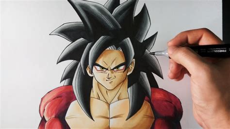 C Mo Dibujar A Goku Ssj Paso A Paso Dragon Ball Gt Artemaster Youtube