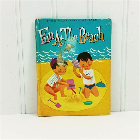 Fun At The Beach 1966 Whitman Tiny Tot Tale Book Gloria Etsy Beach