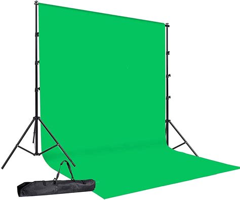 Buy Boltove® Green Screen Backdrop With Stand 8ft X 12ft Thick Wide
