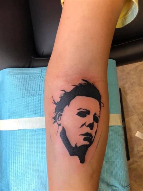 Michael Myers Portrait Custom Tattoo Tattoos Tattoo Artists