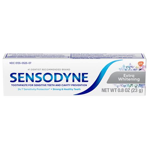 Sensodyne Extra Whitening Fluoride Sensitive Teeth Whitening Toothpaste