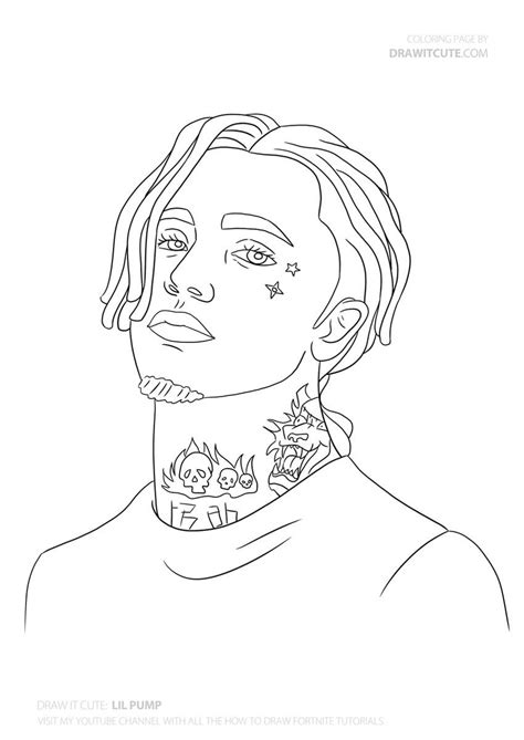 Lil Pump Howtodraw Lilpump Drawings Coloringpages Drawings