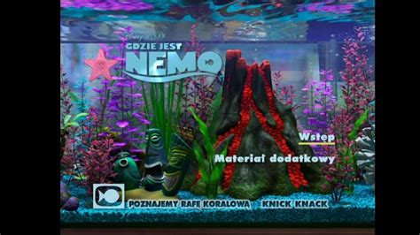 Gdzie Jest Nemo Finding Nemo Bonus Disc 2 Dvd Menu Youtube