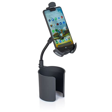 Maxam® Universal Phone Holder Mounts In Automobile Cup Holder