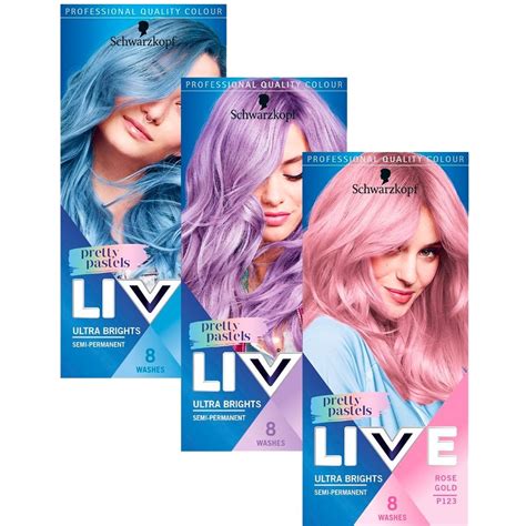 Schwarzkopf Live Ultra Brights Or Pastel Semi Permanent Hair Dye Free