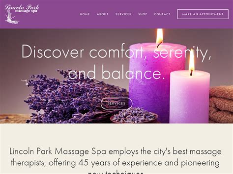 Best Massage Websites Examples Of