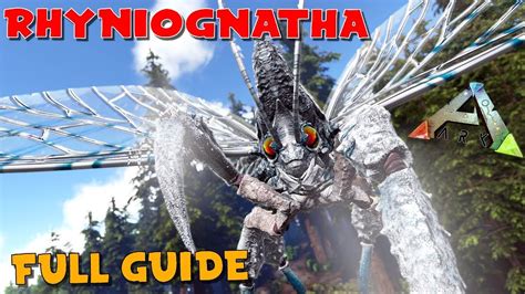 How To Tame Rhyniognatha In Ark Youtube