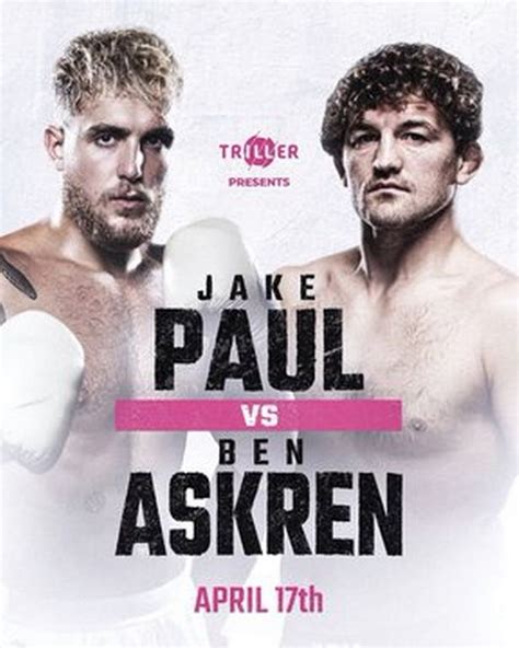 Ben askren is an upcoming professional boxing match between youtuber jake paul and former mma fighter ben askren. Jake Paul calls out 'b****' KSI with boxing offer to ...