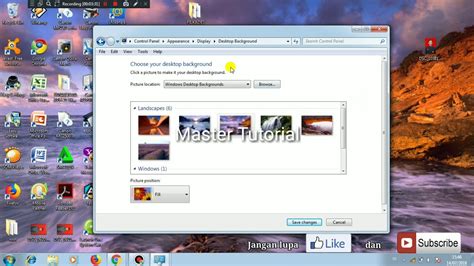 Tutorial Windows Cara Mengganti Background Pada Layar Laptop Dan Dekstop Youtube