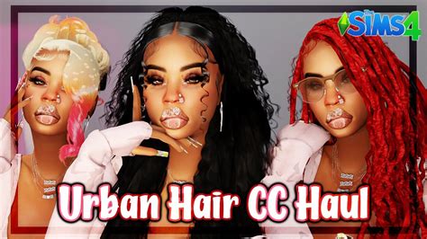 New Year New Hair ️ • Urban Hair Cc Haul 2023 • The Sims 4 Youtube