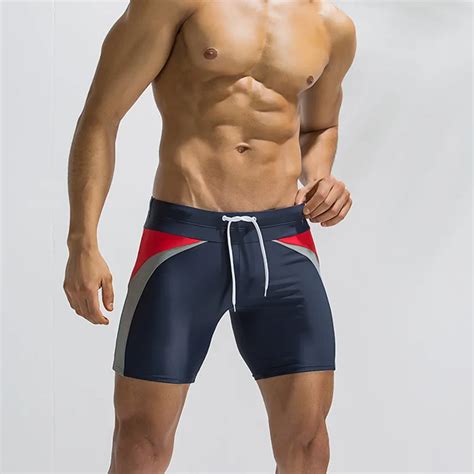 2018 new men s swimwear sexy low waist male beach shorts swimming trunks shorts men swim boxer