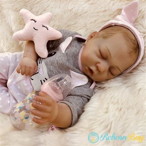 20 Inches Reborn Baby Dolls Girl Closed Eyes Newborn Realistic Baby