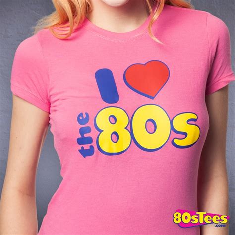Ladies I Love 80s Shirt Brand Icons I Love The 80s T Shirt