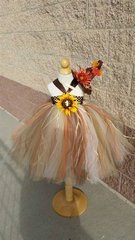 Scarecrow Girls Tutu Costume Fall Outfit Dress Halloween Tutu Etsy