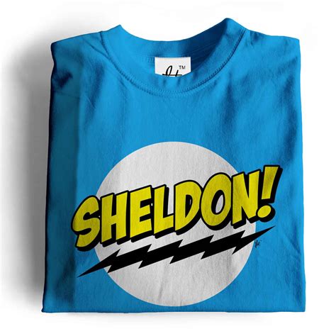 Sheldon The Big Bang Theory Character Mens T Shirt Ebay