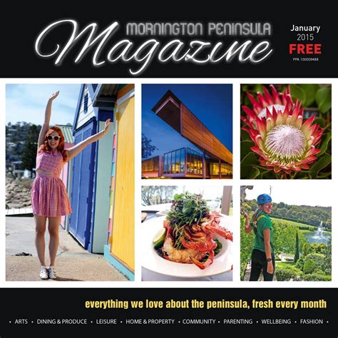 Mornington Peninsula Magazine January 2015 By Mornington Peninsula