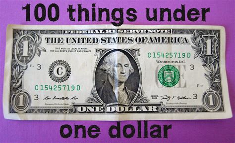 100 Great Things You Can Buy For A Dollar Toughnickel