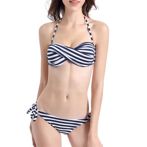 Auylvy Nylon Bikini Suit Summer Low Waist Women Sexy Symmetry