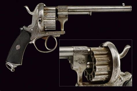 Lock Stock And History — 12 Shot Pinfire Revolver Belgium Mid 19th