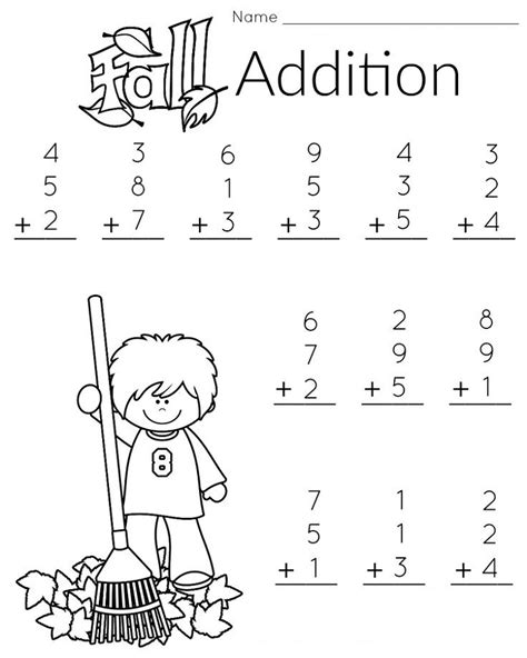 Free Printable 1st Grade Math Worksheets Addition In Pdf Addition