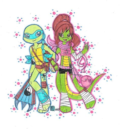 Tmnt Girl Redesigns By Kuku88 On Deviantart Tmnt Girls Tmnt Ninja