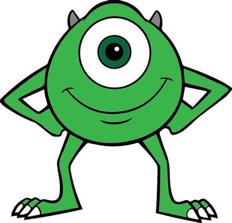 Mike Wazowski Svg Monsters Inc Svg Monsters Silhouette Monsters Inc