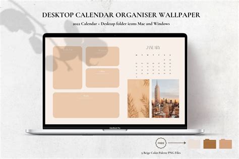 Desktop Wallpaper Organizer With Calendar 2022 12 Months 1506606