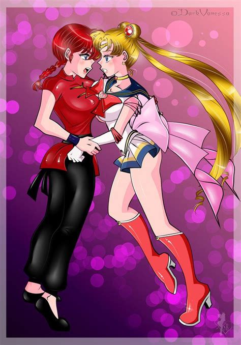 Ranko Vs Sailor Moon Commission By DarkVanessaLusT Deviantart On