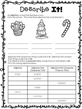 Christmas worksheets and teaching resources for esl students. 3rd Grade Christmas Activities: 3rd Grade Christmas ...