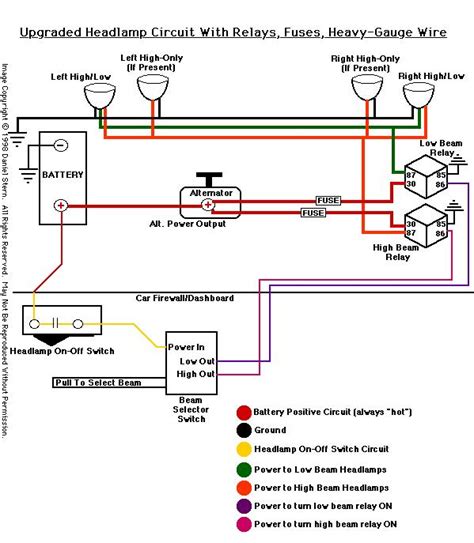 Create electronic circuit diagrams online in your browser with the circuit diagram web editor. H4 Relay Headlight Upgrade Diagram | IH8MUD Forum