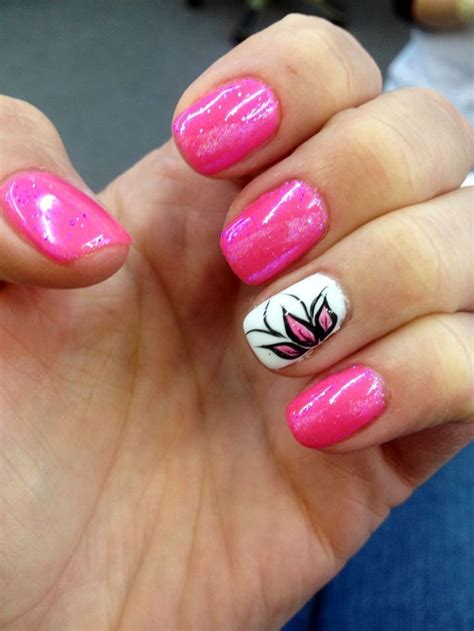 Love This For The Summer Shellac Nail Designs Cute Shellac Nails