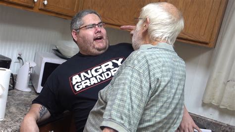 angry grandpa can t cook prank youtube