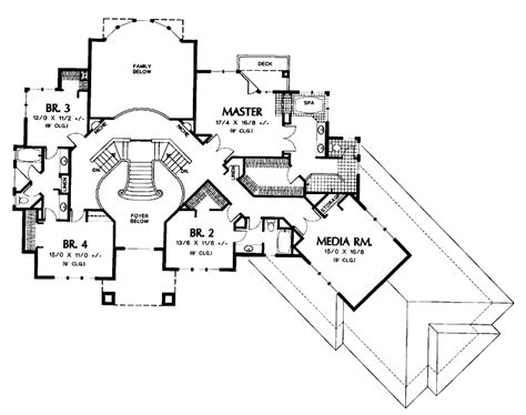 Dual Staircase Floor Plans Joy Studio Design Best Jhmrad 40061