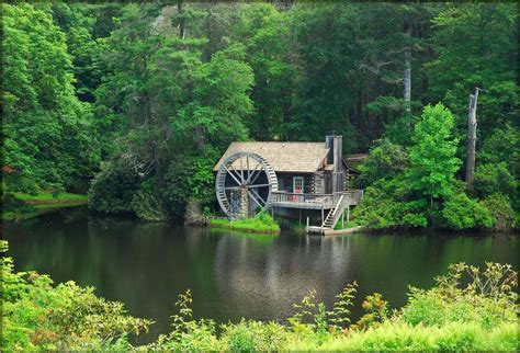 Photo North Carolina Grist Mill Jewel Lake Free Pictures On Fonwall