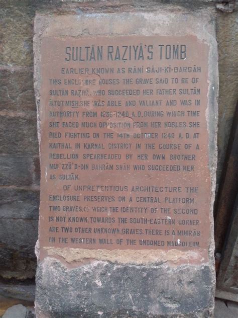 Tomb Of Razia Sultan The Lost Sultan Gounesco Make Heritage Fun