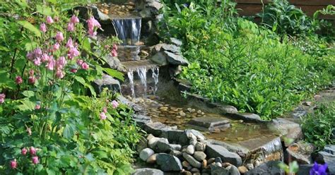 Außerdem kann ein wasserfall den ganzen garten verschönern. Wasserfall im Garten selber bauen | Wasserfall garten ...
