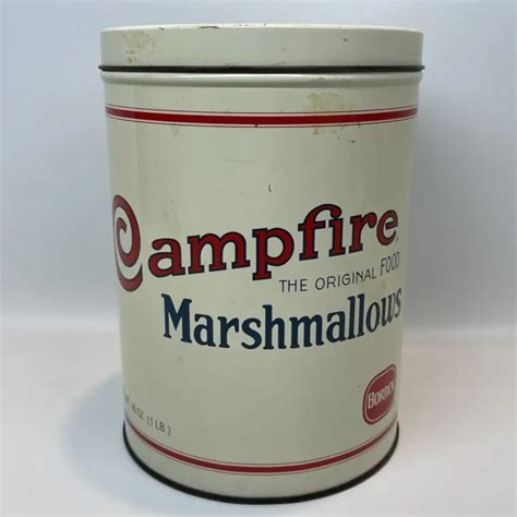 vintage campfire marshmallows borden tin replica of a 1920 16 oz 1 lb usa 29 99 picclick
