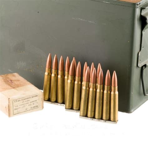8mm Mauser 198 Grain Fmj Yugo Military M 49 555 Rounds In Ammo