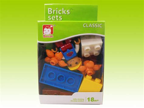 Item 661504 Classic Build Up Toy Brick Playset Assortment 1 Traditional