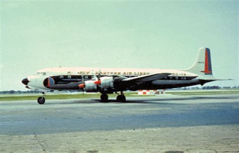 Eastern Airlines Postcard Douglas Dc 7 B Collect