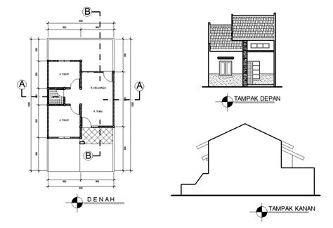 Contoh Denah Rumah Sederhana Inspirasi Desain Rumah Minimalis